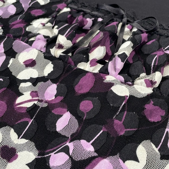 Women's INC International Concepts Floral Lace 3/4th Sleeve Top XL - Picture 5 of 16